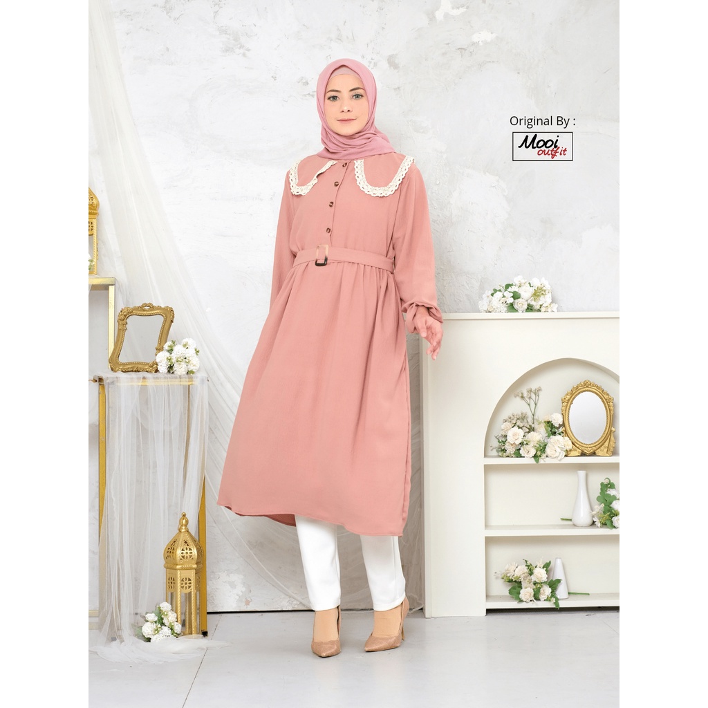 Brilian Tunik Wanita Terbaru Jumbo Ld 120 Kekinian Bahan Crinkle Crincle Premium Airflow Murah