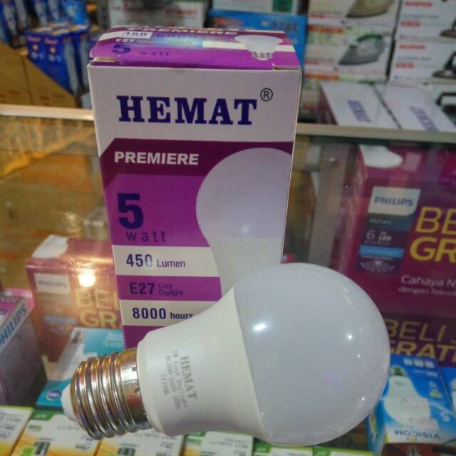 Lampu led 5w 5watt merk hemat dari visicom murah terang garansi grosir