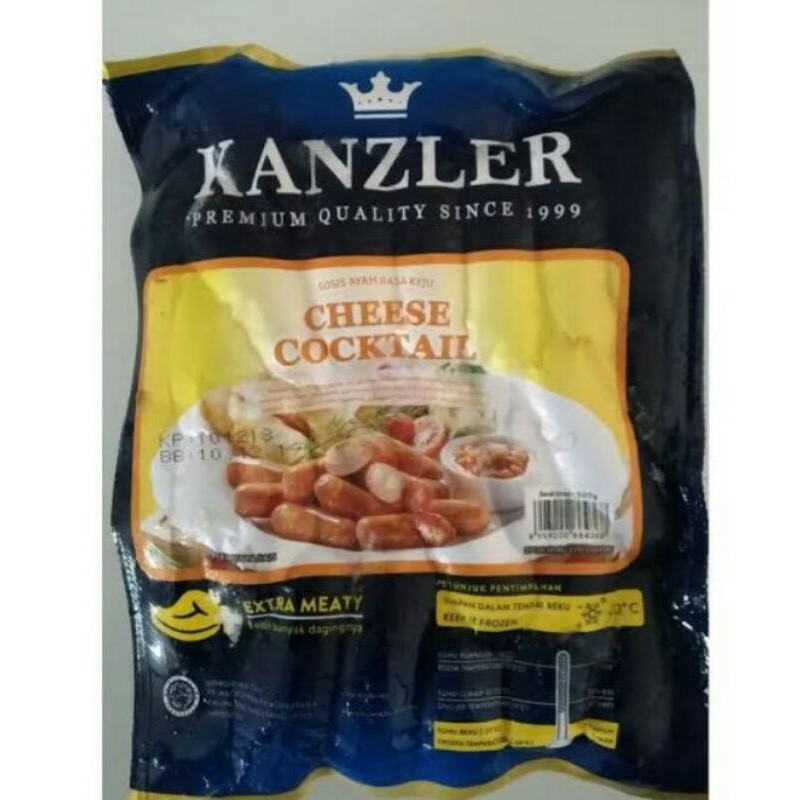 

Sosis Kanzler Chesee Cocktail 500gr