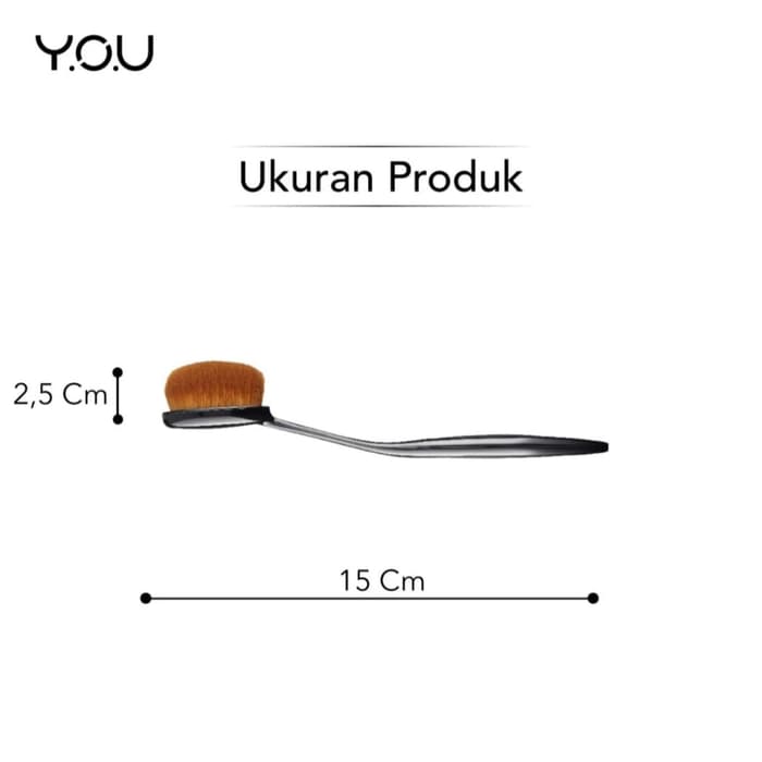 YOU Foundation Brush 15 cm x 2.5 cm ( soft &amp; smooth)