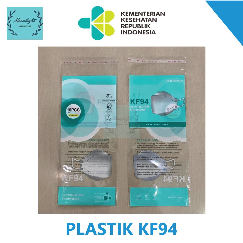 Plastik Masker PP KF94 Kantong Repacking Masker