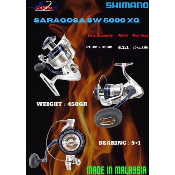 KATROL SHIMANO / REEL SHIMANO / SARAGOSA / POWER HANDLE / KATROL SARAGOSA / SALT WATER / KATROL SW /