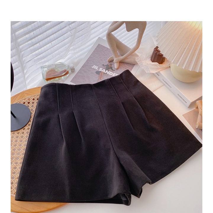 JT - 323001 HIGHWAIST PANTS WIDE LEG CELANA PENDEK HOT PANTS LMB HIGHWAIST HW KOREAN STYLE CELANA ELEGANT