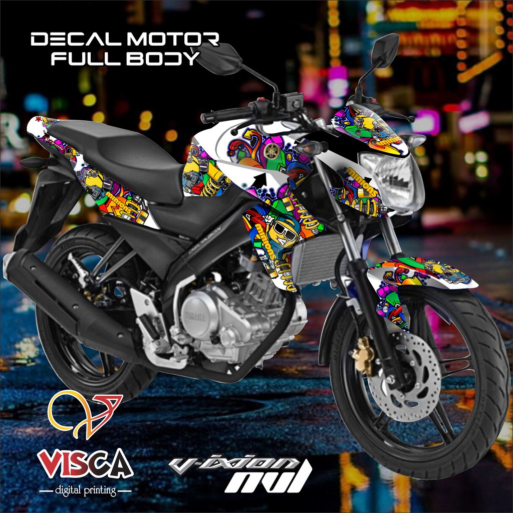 Decal Vixion NVL Decal Vixion New Stiker Vixion NVL Stiker Vixion New Minnion
