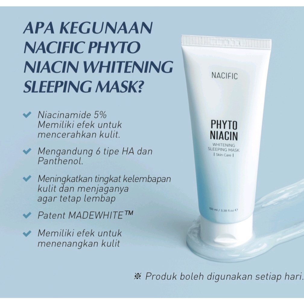 NACIFIC Phyto Niacin Whitening Sleeping Mask 100ml BPOM