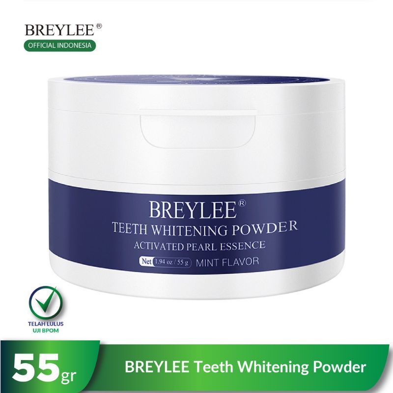 [BPOM] BREYLEE WHITENING POWDER ODOL PEMUTIH GIGI