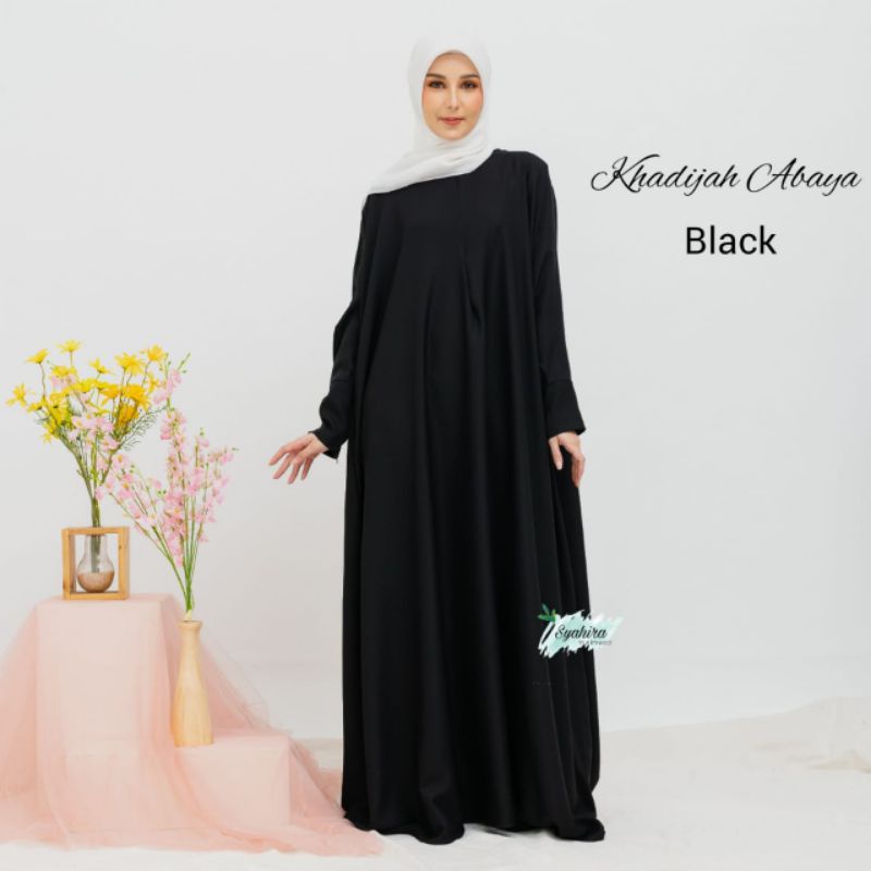 abaya  hitam turkey polos model batwing mewah gamis dress arab ukuran jumbo