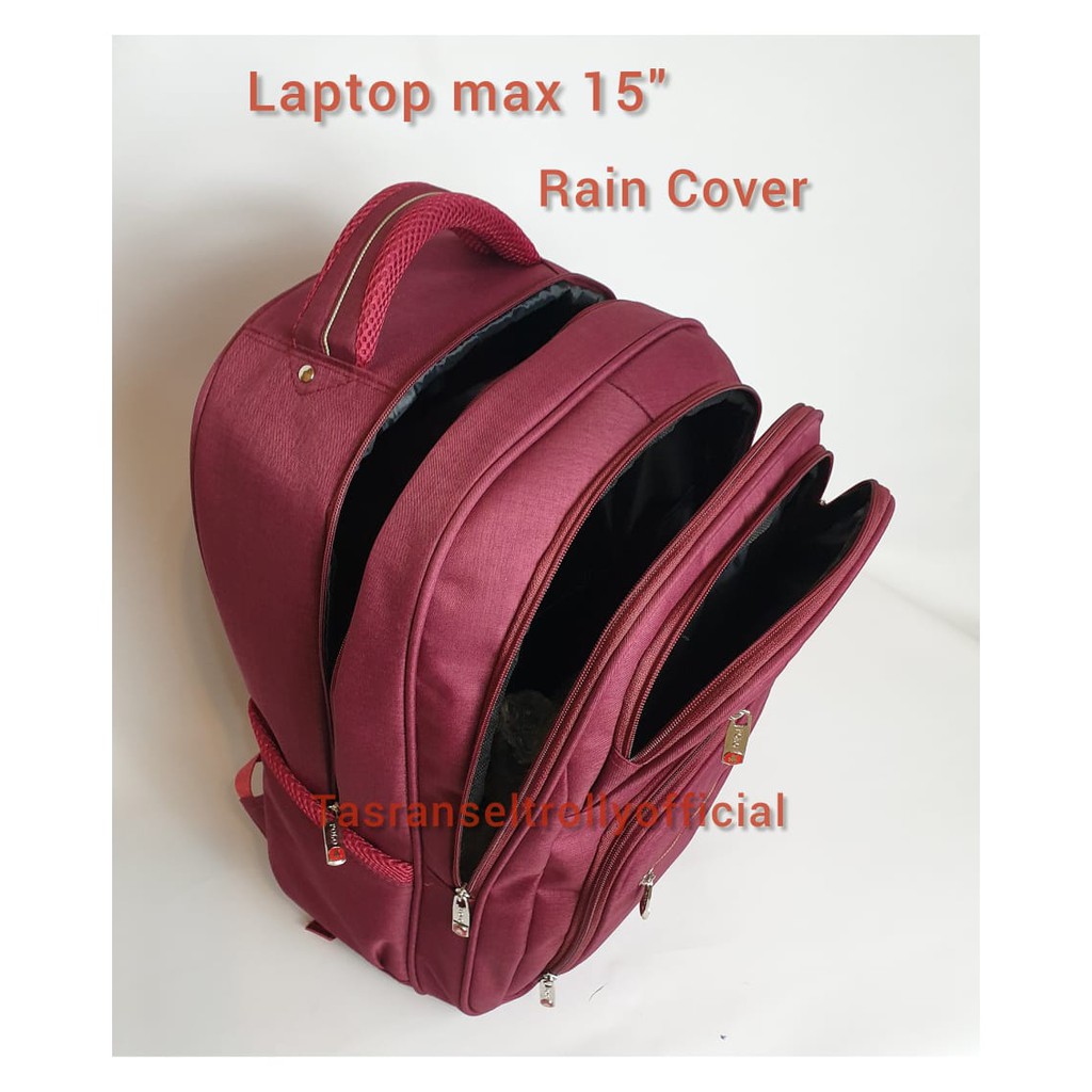 Tas Ransel Laptop Polo Interclub size Besar 19inch 100%original.