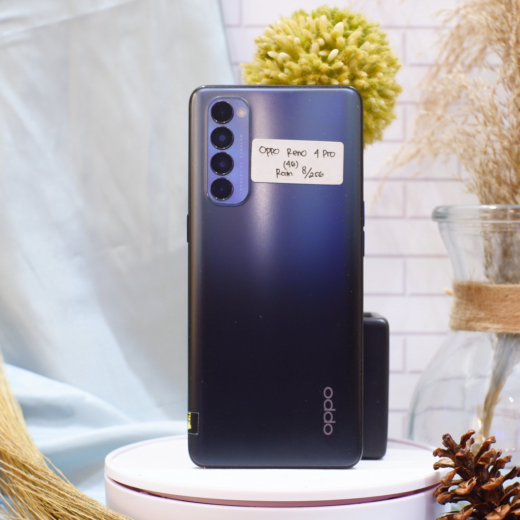 Oppo Reno 4 Pro 8/256 Gb Fullset Ori - Hp Bekas Second