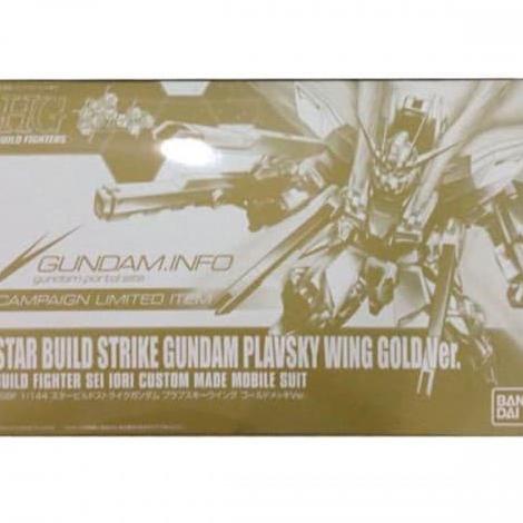 Hg/Hgbf 1/144 Star Build Strike Gundam Plavsky Wing Gold Ver.