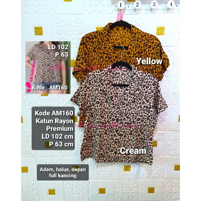 AM160 BLOUSE KATUN RAYON PREMIUM LD.102 cm