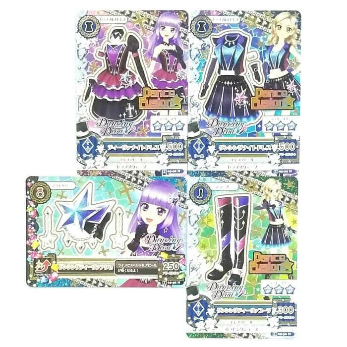 Kartu Aikatsu set 4 Rin Kurosawa & Sumire Hikami Dance Fusion 15 05-28 29