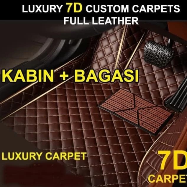 Karpet Mobil Luxury Terios 2018-2019 Full Bagasi-Promo Bonus
