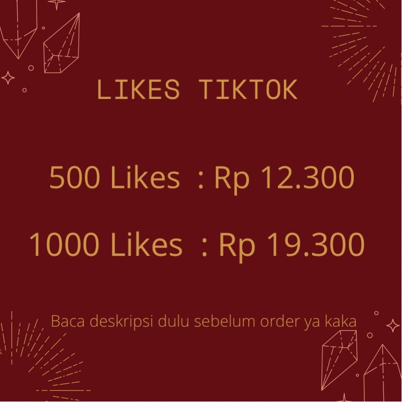 LIKES TIKTOK PERMANEN