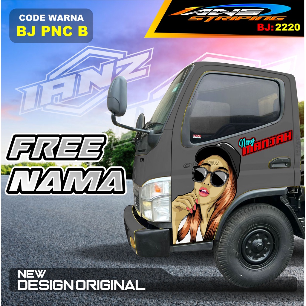 STICKER VARIASI PINTU TRUK FUSO RAGASA / DECAL PINTU DUMTRUK  / STIKER MOBIL TRUK / STIKER PINTU TRUK KEREN