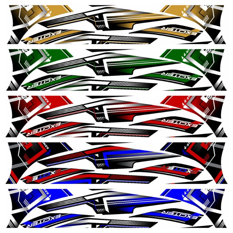 striping jupitet mx new / Exciter