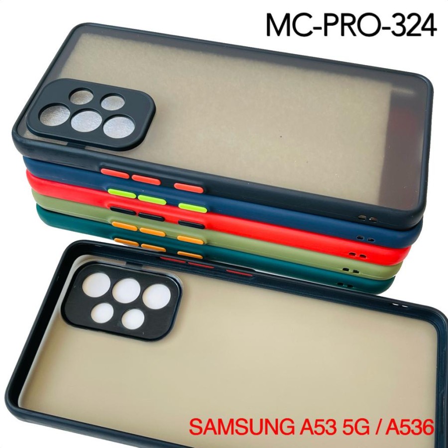 Soft Case Samsung Galaxy Samsung A13 A23 4G 5G A33 A53 A73 My Choice Aero Color Button Matte Frame Camera