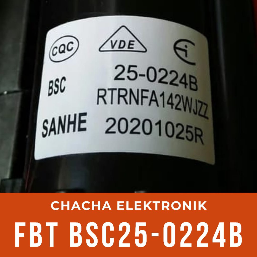 FLYBACK SHARP BSC25 - 0224B FBT RTRN FA142 WJZZ ORIGINAL