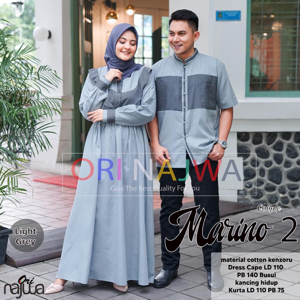 Marino 2 Couple  Baju  Couple  Muslim  Marino 2 Ori Najwa  