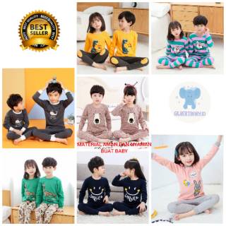 BAJU TIDUR ANAK ANAK COUPLE LENGAN PANJANG SETELAN BAJU TIDUR ANAK ANAK COUPLE LENGAN PANJANG SETELAN