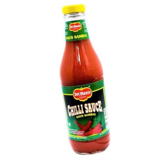 

SAMBAL BOTOL DEL MONTE 340 ML CHILLI SAUCE EXTRA HOT SWEET CHILLI SAUS SAMBAL