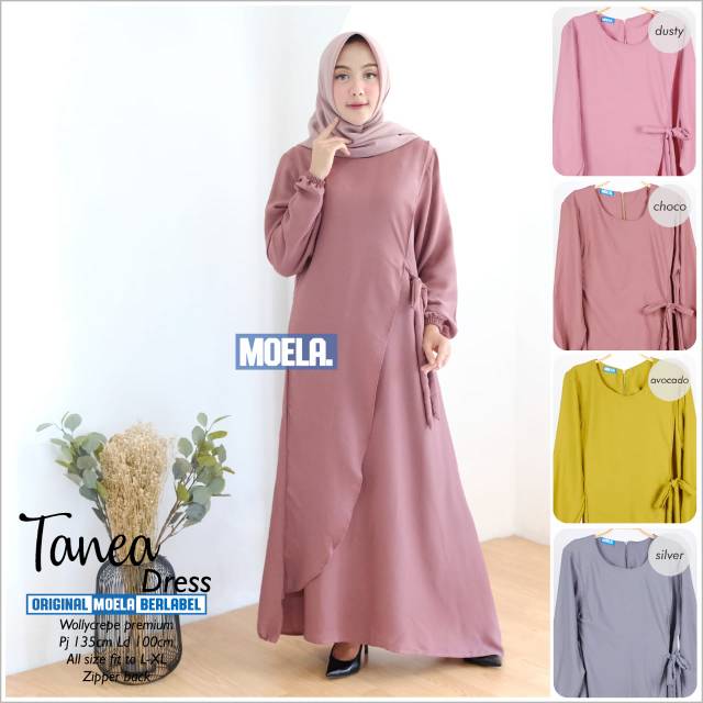 Tanea dress / dress muslim / dress simple / gamis murah