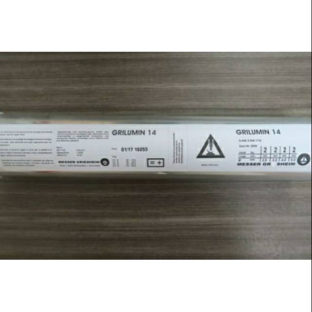 Kawat las listrik alumunium GRILUMIN14 / 5batang