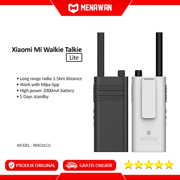 Xiaomi Mi Walkie Talkie Lite HT Intercom Mijia Smart Walkie Talkie