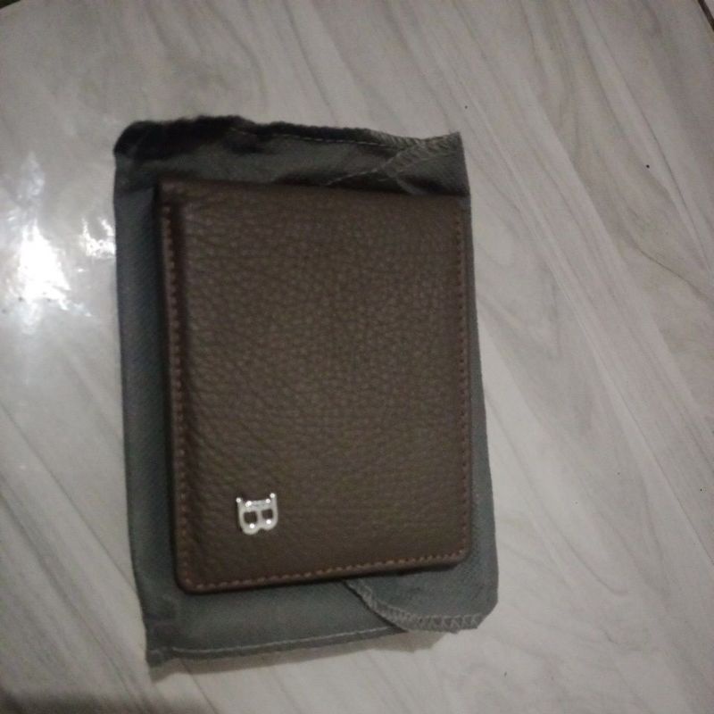 dompet pria kulit asli merk Bally (preloved)