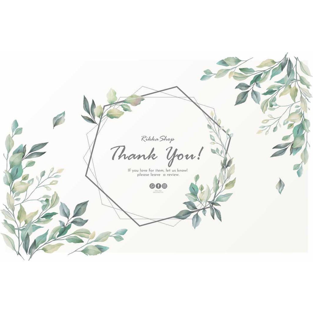 

Cetak Thank You! Card Murah Buat Olshop