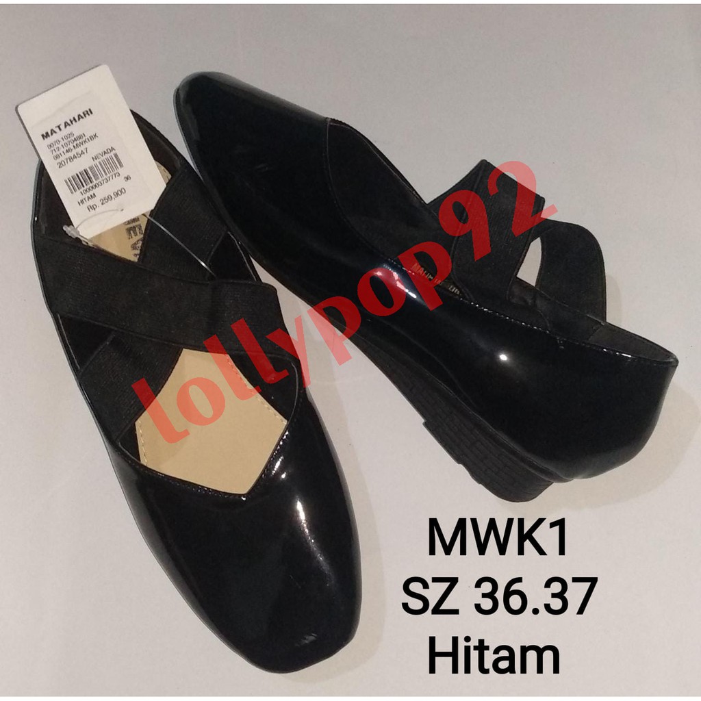 sepatu kerja wanita wedges nevada