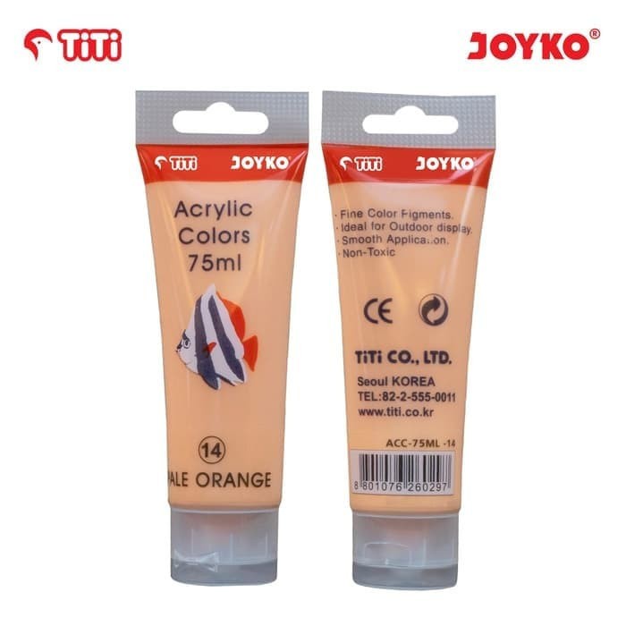 

Acrylic Color Cat Akrilik Joyko TiTi ACC-75ML-14 PaleOrange ColorWarna