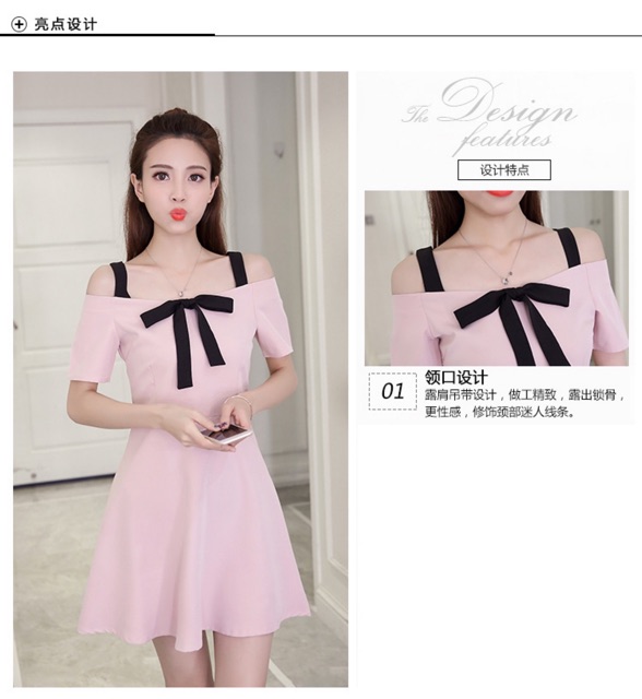 DRESS KOREA MODEL PITA DEPAN IMPORT (DRCN123)