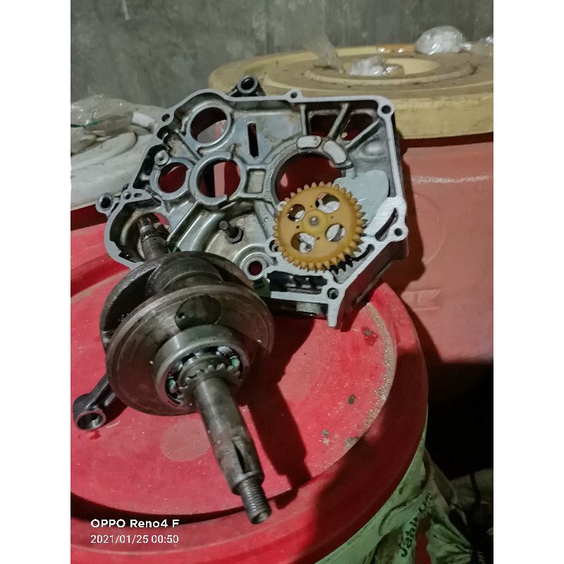 Kruk as askruk langkah 55.5 pnp astrea prima grand Supra fit set kalter kanan pompa oli kanan