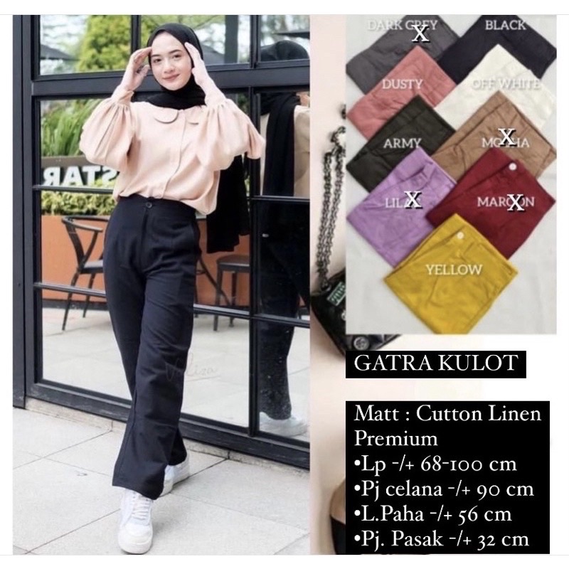 GATRA KULOT || KULOT LINEN PREMIUM