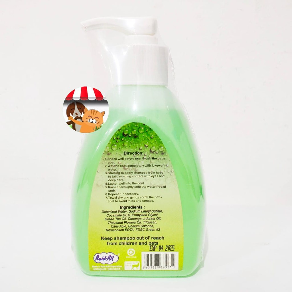 Raid All Sanitiser Clarifying Shampoo - 250 ml - Shampo Anjing