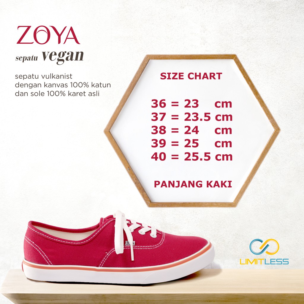 ZOYA Sepatu Kanvas Wanita Canvas Perempuan Sneakers Kasual Style Bernapas cewek