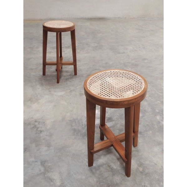 Kursi Stool Rotan