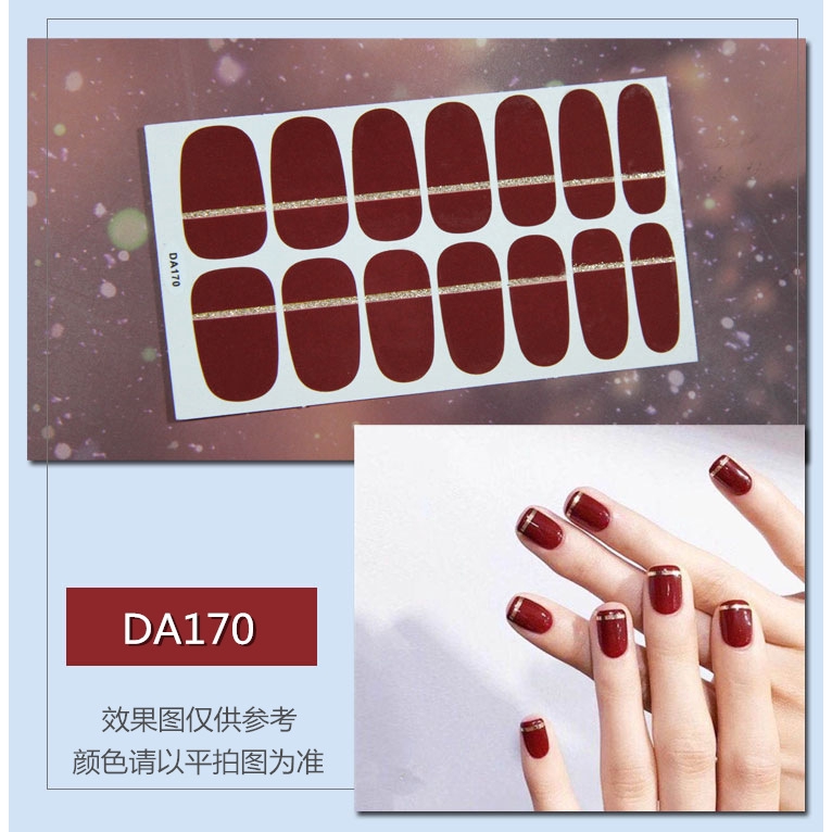 14Pcs / Set Stiker Kuku 3D Nail Sticker Motif  Nail Sticker  Cat kuku Nail Stickers Stickers nail art Fake nails Art stickers