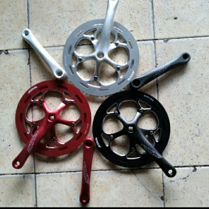 Gir/Crankset/Crank Set Raze 56T Sepeda Lipat/Folding Alloy Bcd 130Mm
