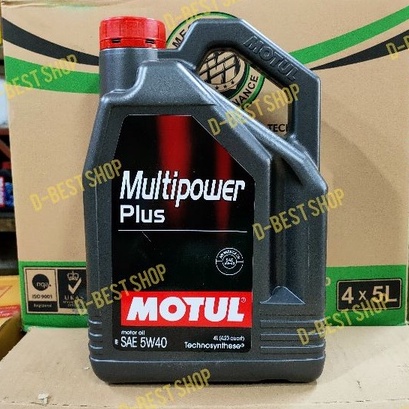 OLI MESIN MOBIL MOTUL MULTI POWER PLUS 5w/40 - 4 liter