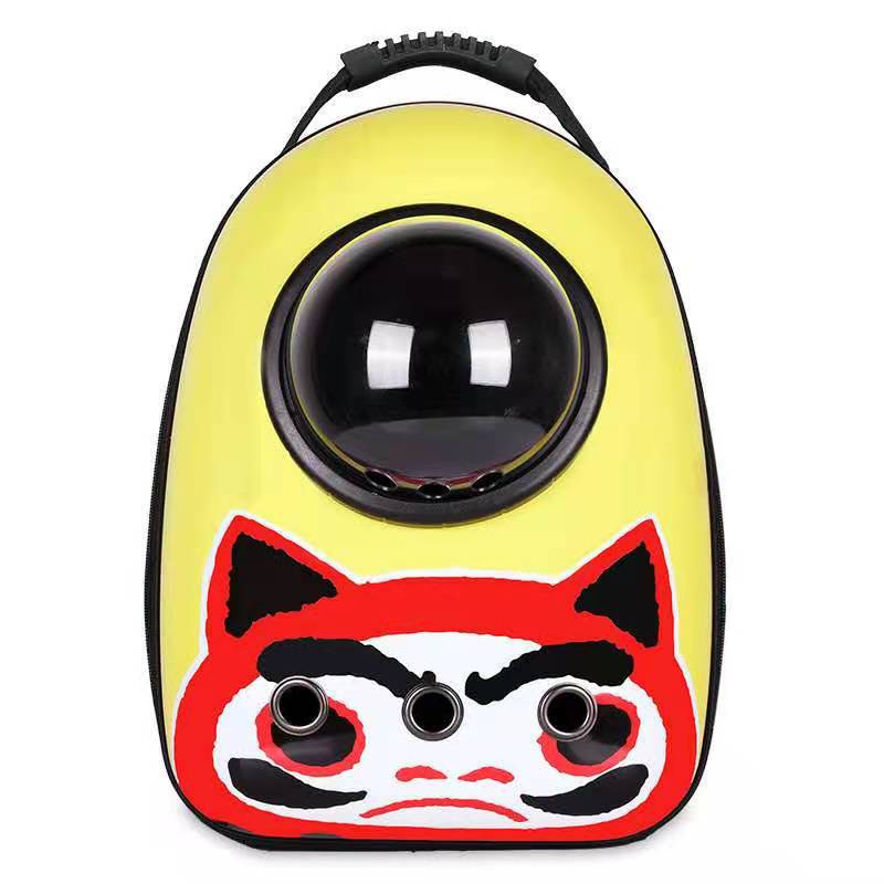BAGRIOUS Tas Ransel Kucing Astronot Transparan Murah Pet Cargo Cat Bag Carrier Tas Gendong Kucing Travel Capsule Backpack Kapsul Tas Hewan Peliharaan Kelinci Hamster Sugar Glider Waterproof Anti Air Tempat Kandang TK-FC-TK-FC15