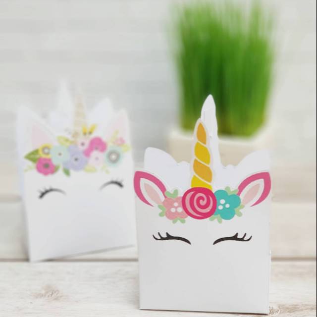 

Box Pipih Classic Unicorn Theme / Goodie Snack Box