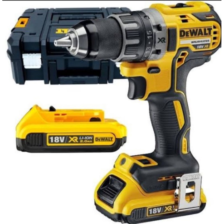 Mesin Bor Cordless 18V Dewalt DCD791D2 XR Brushless Drill Driver
