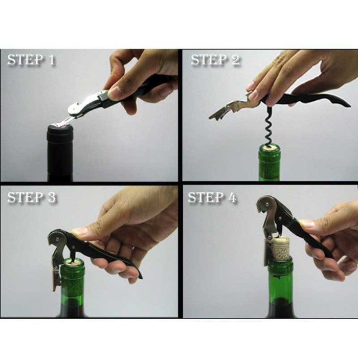 Alat pembuka Botol Corkscrew Bootle Opener Wine alcohol Cork Opener