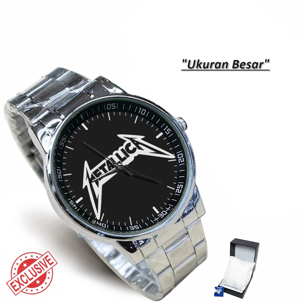 Jam Tangan Rantai Couple METALLICA (Nice)