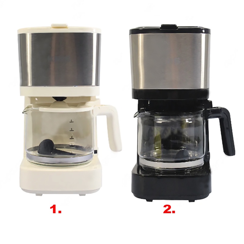 Kris Coffee Maker 750ml Warna Putih Hitam Dengan Filter permanen Mesin Pembuat Kopi dengan Saringan Coffe White