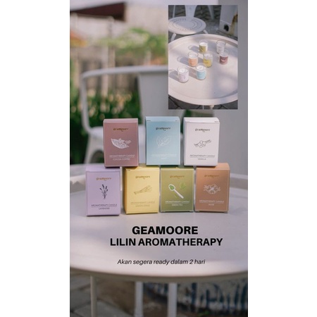LILIN AROMATERAPI GEAMOORE/ GEAMOORE AROMATHERAPY CANDLE