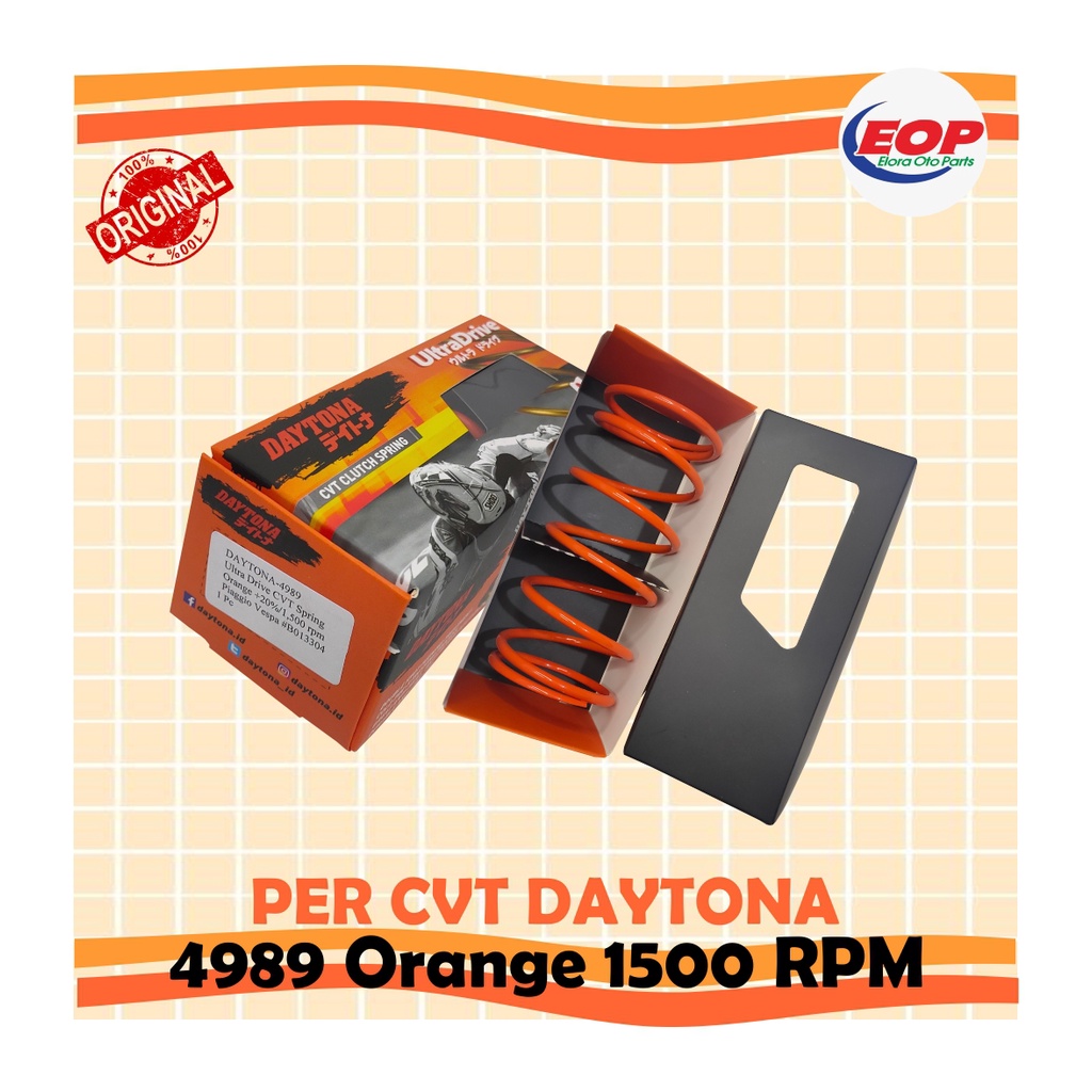 PER CVT DAYTONA Vespa ; iGet; Primavera; GTS 1500Rpm ORANGE 4989