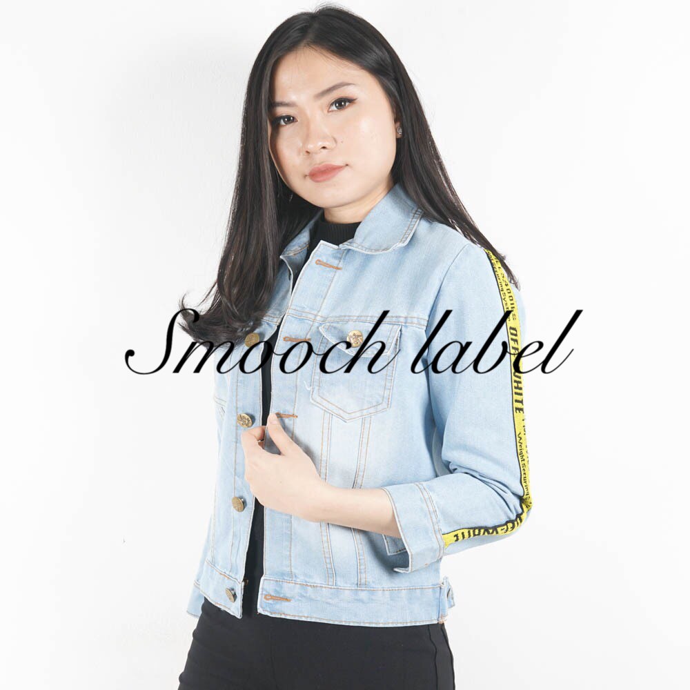 List Off White Denim Jacket - Outwear Smooch Label